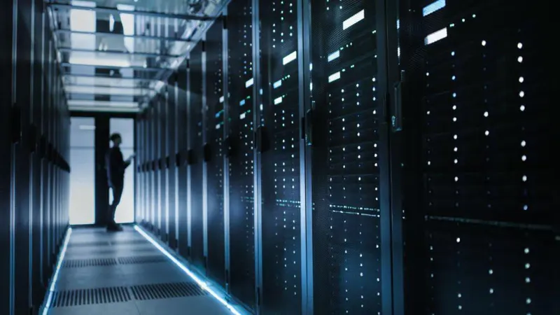 Corridoio di una sala server